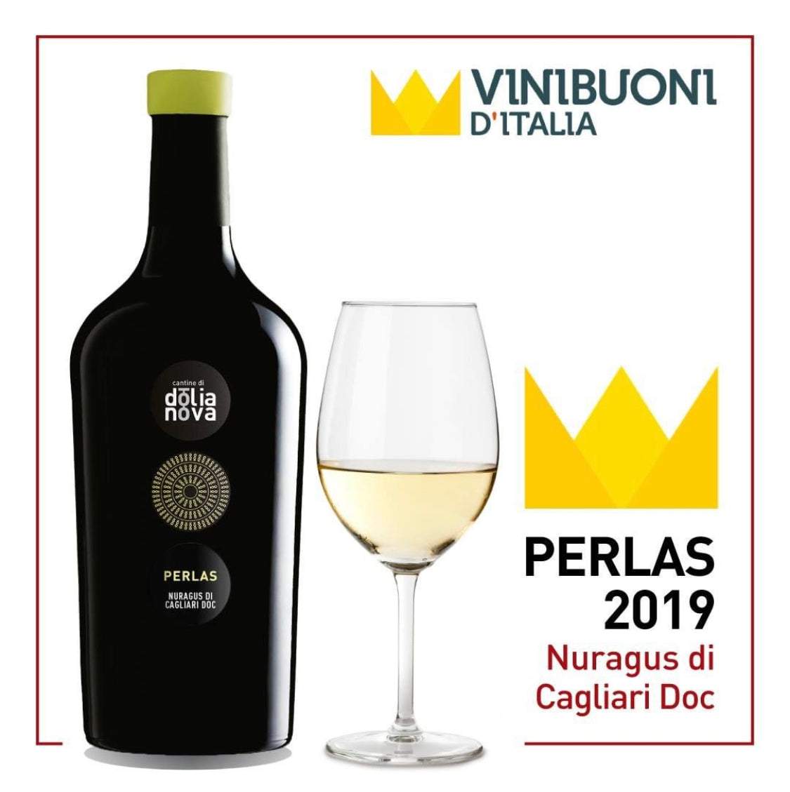 Perlas Nuragus di Cagliari DOC featured in Vini Buoni d’Italia