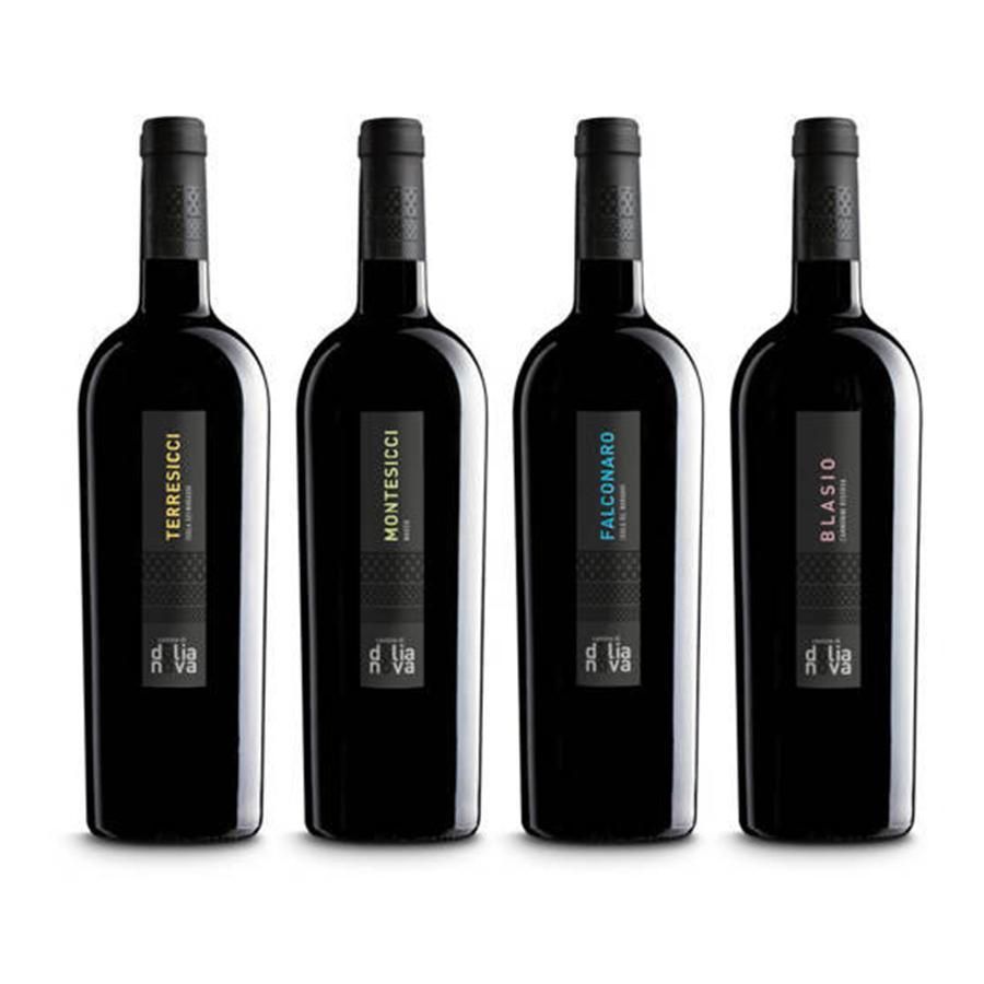Cantina di Dolianova Top Line Sardinian wine selection including Terresicci, Montesicci, Falconaro and Blasio