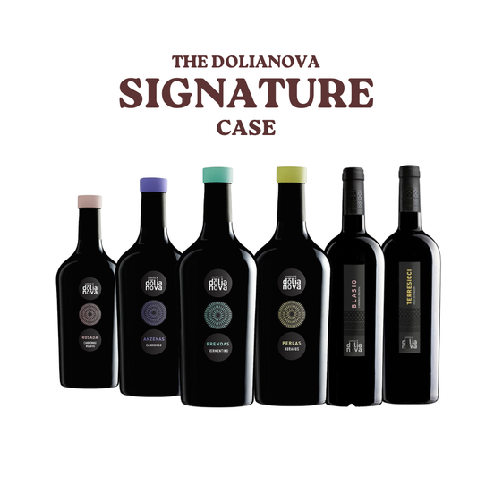Dolianova Signature 6 bottle Sardinian wine case featuring Rosada, Anzenas, Prendas, Perlas, Blasio and Terresicci