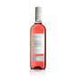 Santesu Rosato rosé wine by Cantina di Dolianova on a white background