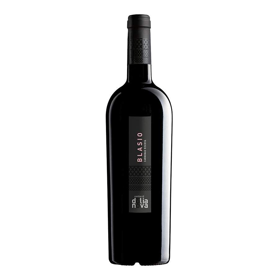 Blasio Cannonau di Sardegna Riserva DOC Sardinian red wine bottle by Cantina di Dolianova