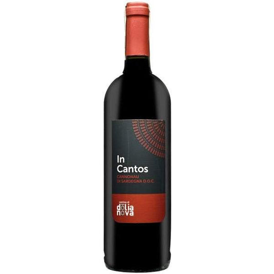 In Cantos Cannonau di Sardegna DOC by Cantina di Dolianova – Sardinian red wine bottle