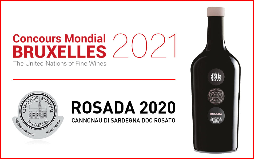 Rosada Cannonau di Sardegna DOC rosé – Concours Mondial de Bruxelles 2021 award