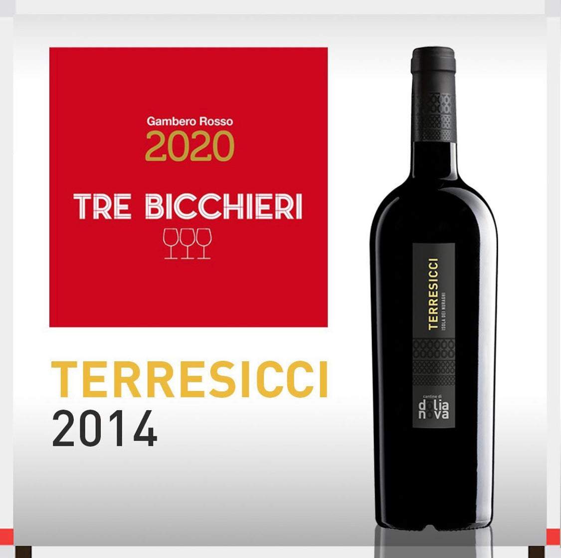 Terresicci Barbera Sarda awarded Tre Bicchieri by Gambero Rosso
